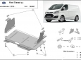 Scut motor și cutie de viteză Ford Transit Custom 3