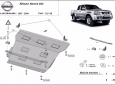 Scut motor şi radiator Nissan Navara D22 3