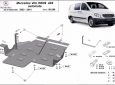 Scut metalic cutie de viteză și reductor Mercedes Vito W639, varianta 4x4 automată 3
