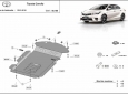 Scut antifurt catalizator pentru Toyota Corolla 3