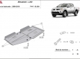 Scut cutie de viteză și reductor Mitsubishi L 200 3