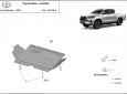 Scut motor metalic Toyota Hilux Invincible 3