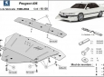 Scut motor și cutie de viteză Peugeot 406 3
