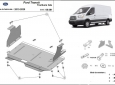 Scut motor Ford Transit - tracțiunea față 3