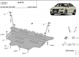 Scut motor din aluminiu Audi A3 3