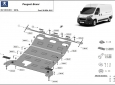 Scut motor din aluminiu Peugeot Boxer 3