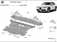 Scut motor din aluminiu Alfa Romeo Stelvio 3