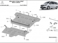 Scut motor din aluminiu Mercedes V-Class W447 2