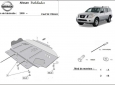 Scut motor din aluminiu Nissan Pathfinder 2