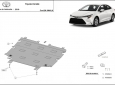Scut motor din aluminiu  Toyota Corolla 3