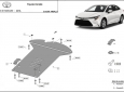 Scut antifurt din aluminiu pentru catalizator Toyota Corolla 3