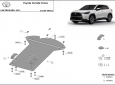 Scut antifurt din aluminiu pentru catalizator Toyota Corolla Cross 3