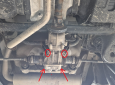Scut diferențial din aluminiu Suzuki SX4 4