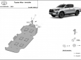 Scut rezervor din aluminiu Toyota Hilux  Invicible 3