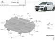 Scut motor din aluminiu Peugeot 308 2