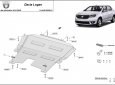 Scut motor din aluminiu Dacia Logan 2 2