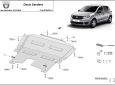 Scut motor din aluminiu Dacia Sandero 2 2