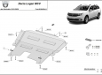 Scut motor din aluminiu Dacia Logan MCV 2