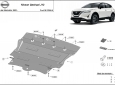 Scut motor din aluminiu Nissan Qashqai J12 2