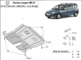 Scut motor Dacia Logan 1 MCV 2