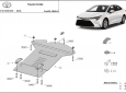 Scut antifurt din aluminiu pentru catalizator Toyota Corolla 2
