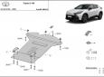 Scut antifurt din aluminiu pentru catalizator Toyota C-HR 2