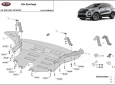 Scut motor din aluminiu Kia Sportage 2