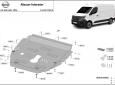 Scut motor din aluminiu Nissan Interstar 2