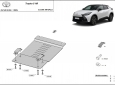 Scut antifurt din aluminiu pentru catalizator Toyota C-HR 2