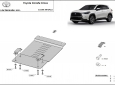 Scut antifurt din aluminiu pentru catalizator Toyota Corolla Cross 2