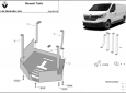 Scut antifurt catalizator pentru Renault Trafic 2