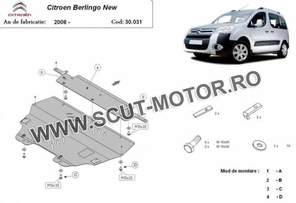 Scut motor Citroen Berlingo 3