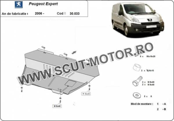 Scut motor și cutie de viteză Peugeot Expert 3