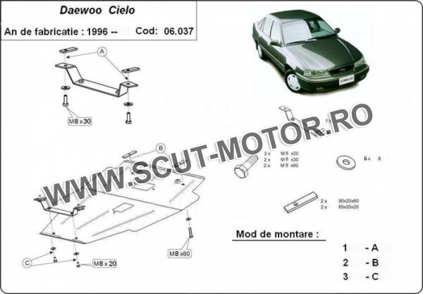 Scut motor Daewoo Cielo 3