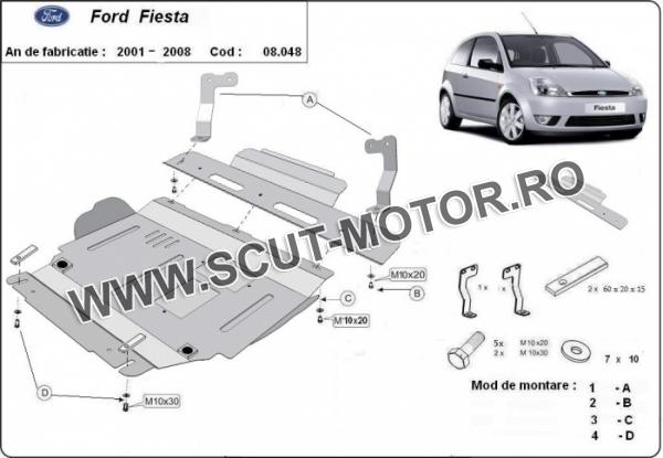 Scut motor Ford Fiesta 3