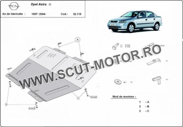 Scut motor Opel Astra G 3