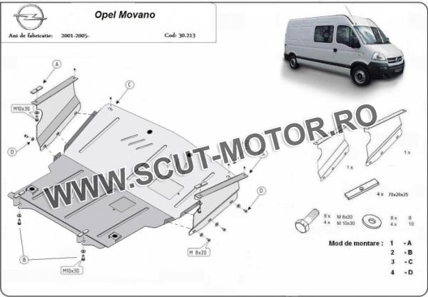 Scut motor Opel Movano 3