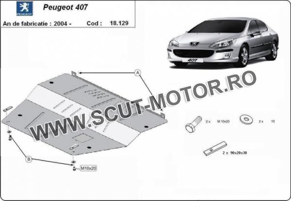 Scut motor Peugeot 407 3
