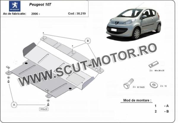 Scut motor Peugeot 107 3