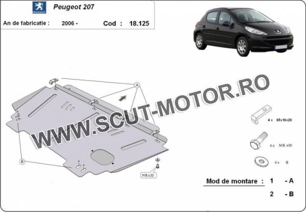 Scut motor Peugeot 207 3