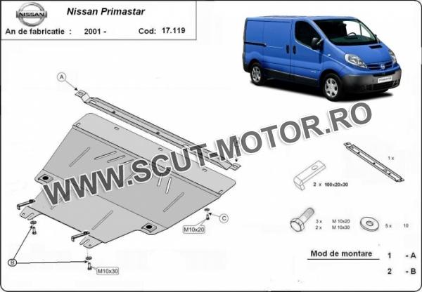 Scut motor Nissan Primastar 3