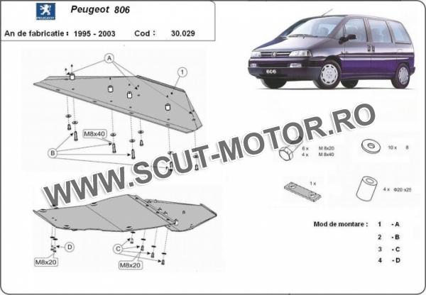 Scut motor Peugeot 806 3