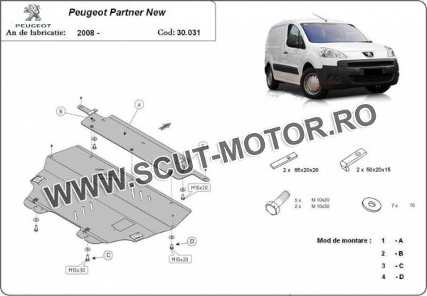 Scut motor Peugeot Partner Tepee 3