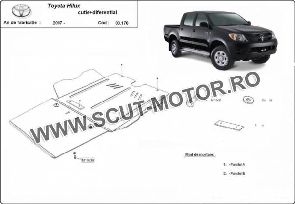Scut diferențial Toyota Hilux 3