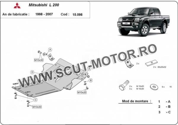 Scut motor Mitsubishi L200 3