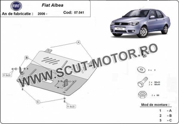 Scut motor Fiat Albea 3