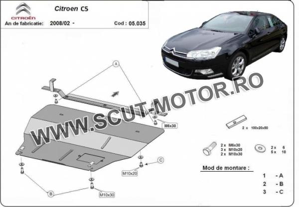 Scut motor citroen C5 3