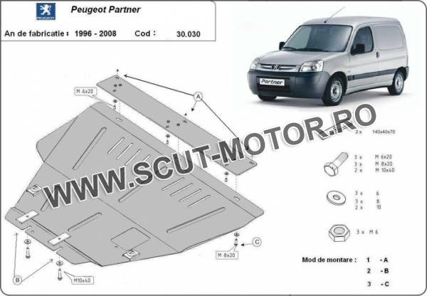 Scut motor Peugeot Partner 3
