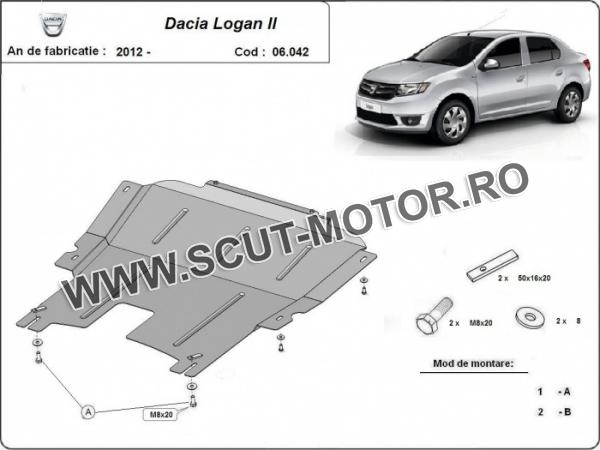 Scut motor Dacia Logan 2 3