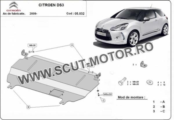 Scut motor Citroen DS3 3